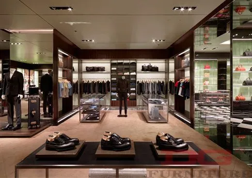 DG Showcase Innovative Display Showcase Fashion Panlalaking Damit Tindahan ng Interior Design 1