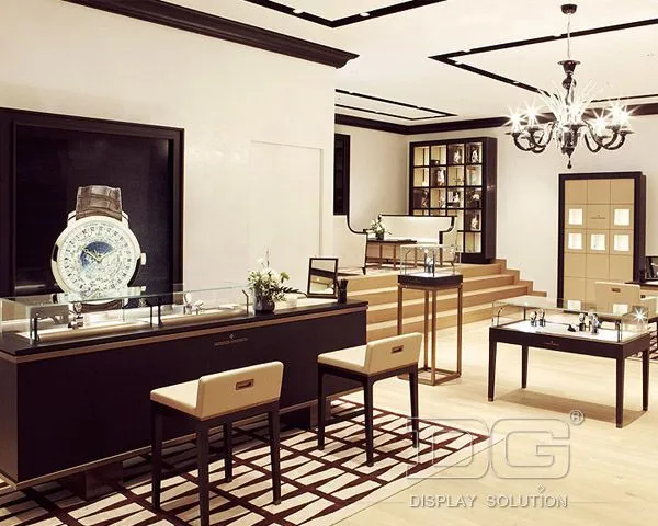 DG Showcase Atraktivní maloobchodní moderní vitrína hodinek v nákupním centru 1