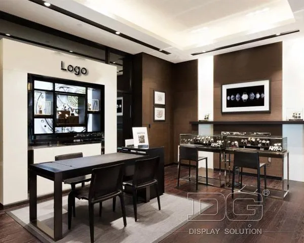 DG Showcase Luxury Retail Watch Shop Interior Design Display Showcase From China 1