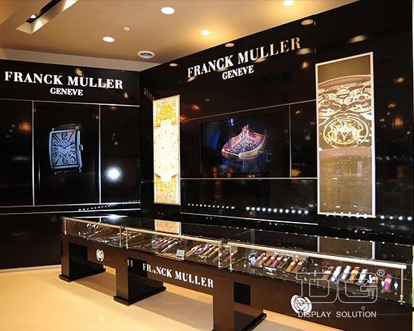 DG Showcase Elegant Watch Store Display Furniture Showcase Κατασκευαστής από την Κίνα 1