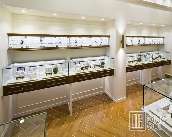 Modern Glass Jewelry Display Showcase Cabinet 2