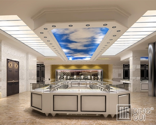 Εταιρεία σχεδιασμού βιτρίνας κοσμηματοπωλείου DG Showcase Customized Jewellery Showcase 1