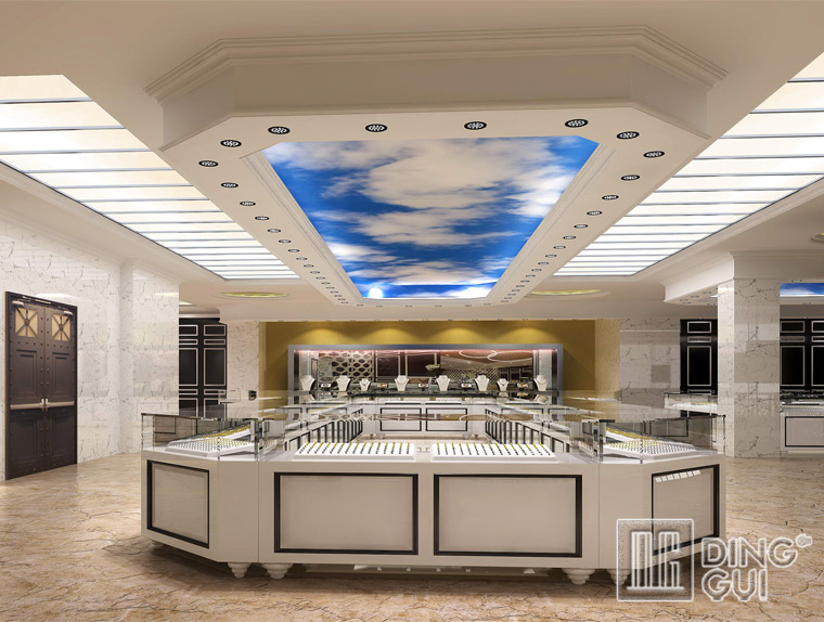 Εταιρεία σχεδιασμού βιτρίνας κοσμηματοπωλείου DG Showcase Customized Jewellery Showcase 5