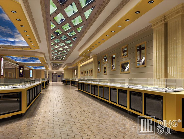 Εταιρεία σχεδιασμού βιτρίνας κοσμηματοπωλείου DG Showcase Customized Jewellery Showcase 6