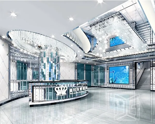 customized artificial jewellery showroom design factory | DG Display Showcase 3