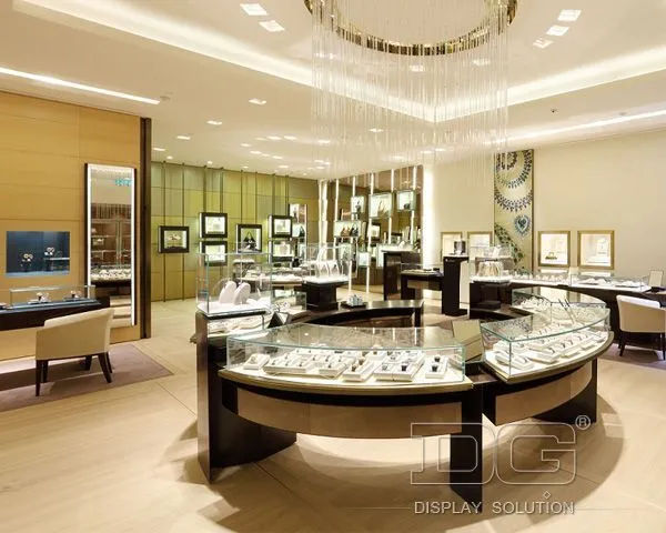 DG Showcase High End Display Cabinet Showcase For Jewelry Shop 1