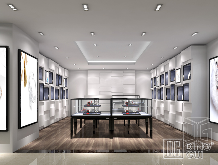 DG Showcase Hot sale retail jewelry store display showcase cabinet company 6