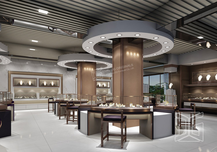  Witryna sklepu z biżuterią drewnianą