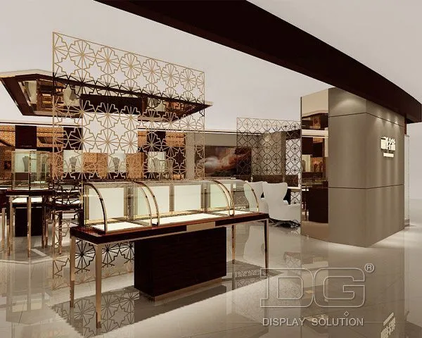 DG Showcase – gabloty na biżuterię do sprzedaży detalicznej. Producent niestandardowych gablot na biżuterię z Chin. 1