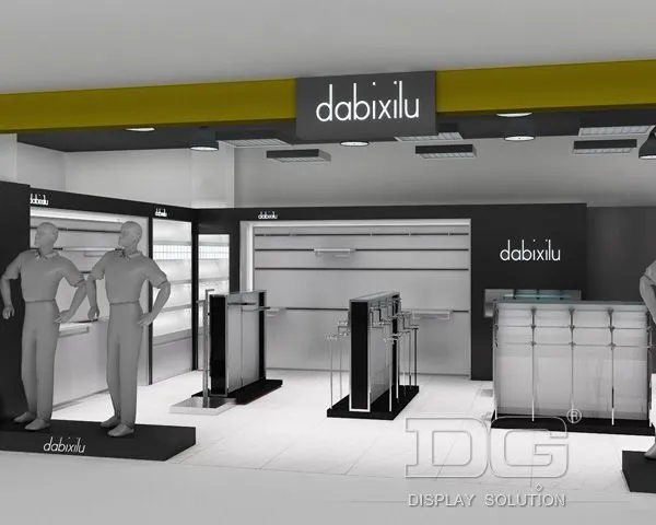 GR54 Ολοκαίνουργια Βιτρίνα Καταστήματος Ένδυσης Σχεδιασμού 1