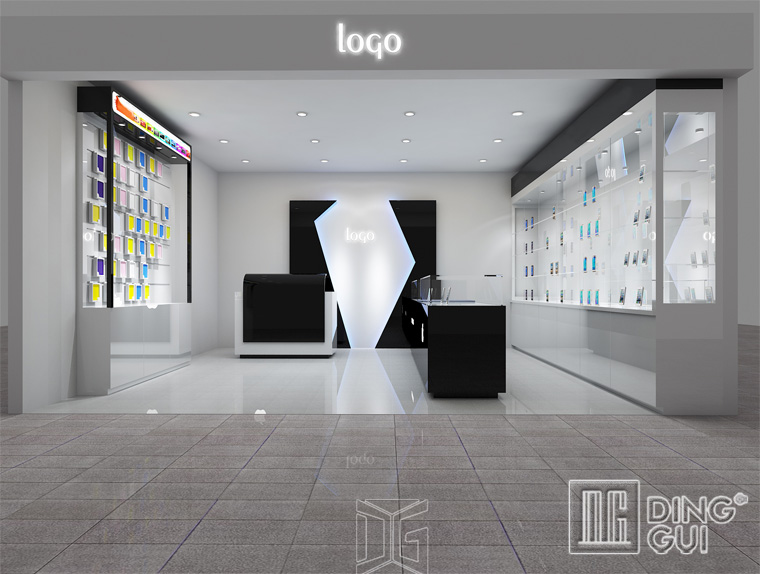 EL80 High quality fashionable mobile phone shop cash counter design 4