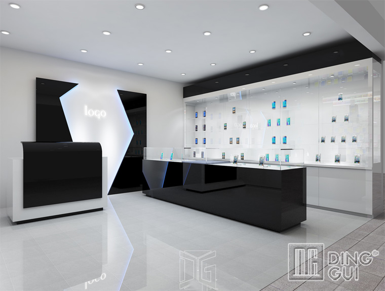 EL80 High quality fashionable mobile phone shop cash counter design 5