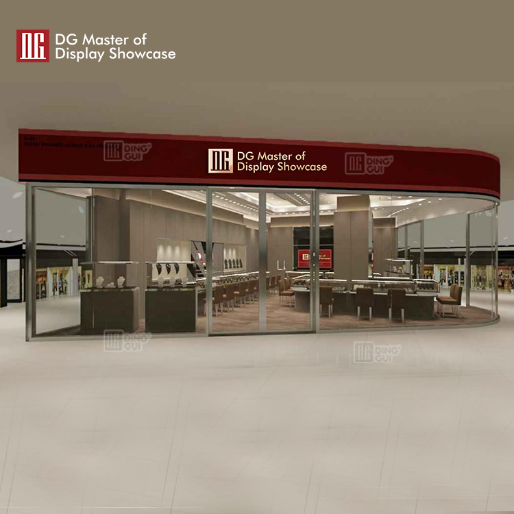 Custom wall hanging display case wholesale Manufacturer | DG Display Showcase 7