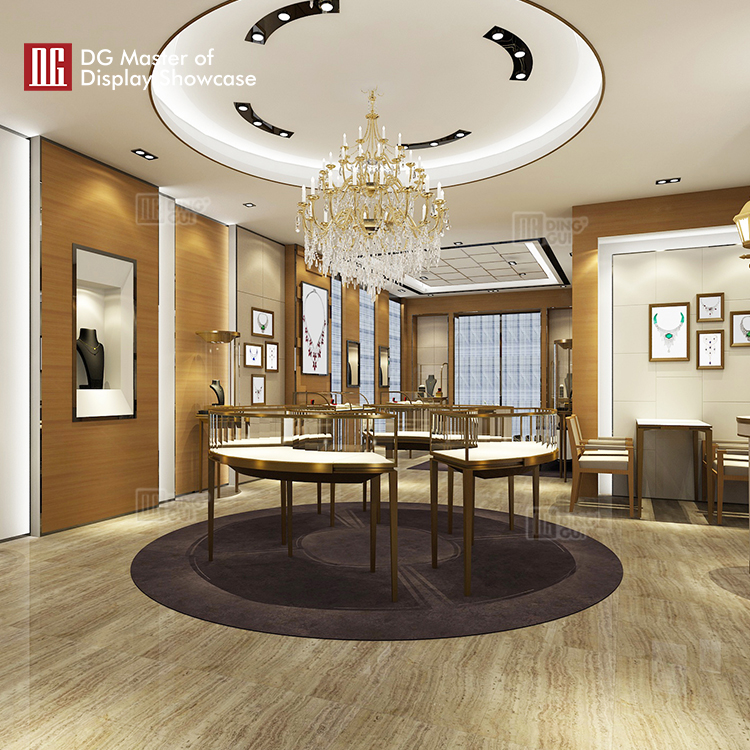 Custom wall mounted glass display case design solution Manufacturer | DG Display Showcase 7