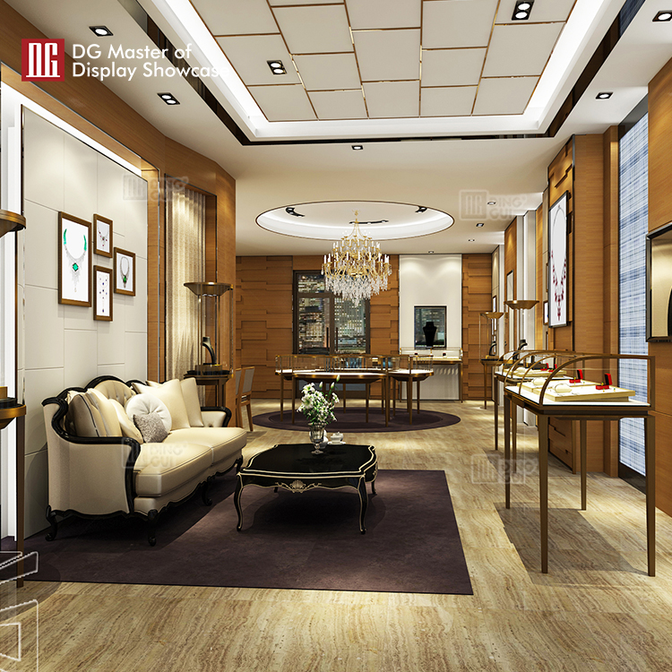 Custom wall mounted glass display case design solution Manufacturer | DG Display Showcase 8