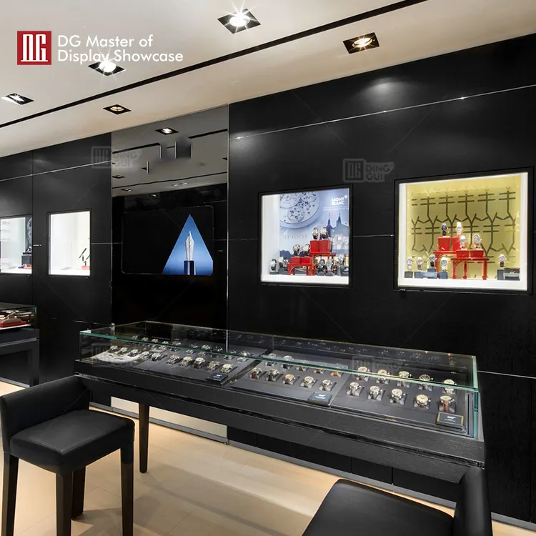 fine quality Wall-standing display cases factory | DG Display Showcase 2