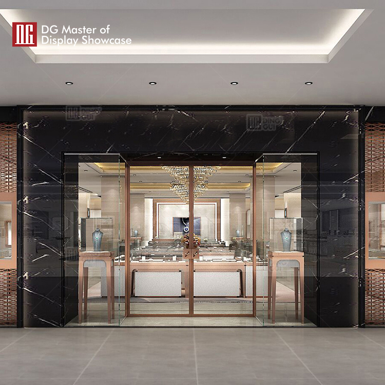 professional jewelry wall display design solution | DG Display Showcase 11