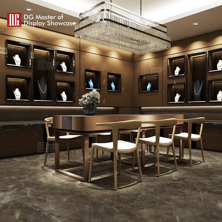 DG Display Showcase | high end jewellery wall showcase design solution 9
