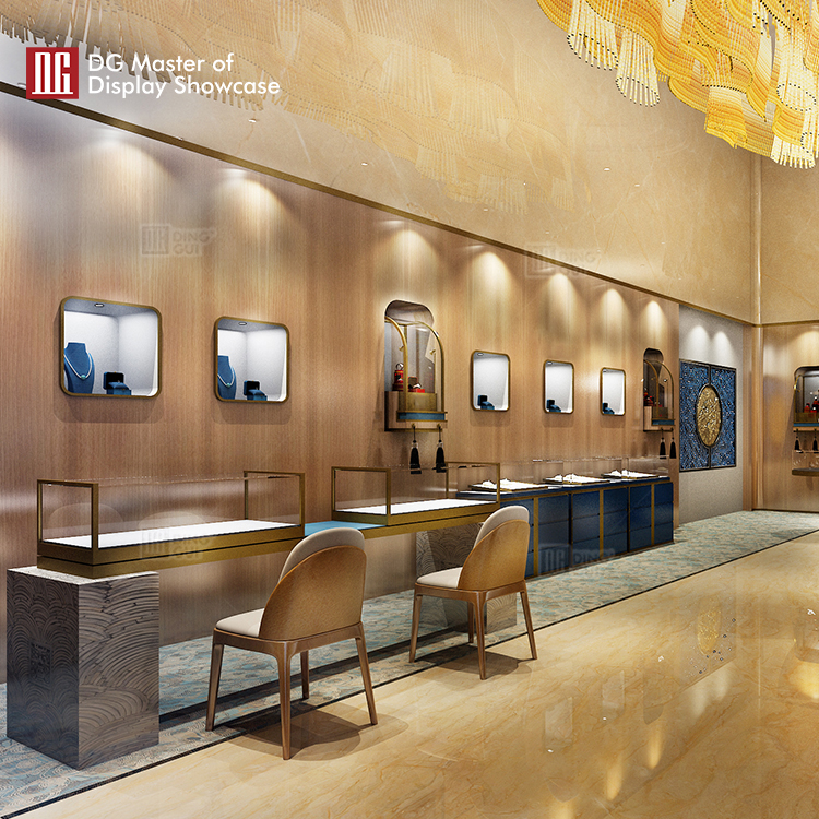 Custom locking wall display case design solution Manufacturer | DG Display Showcase 9