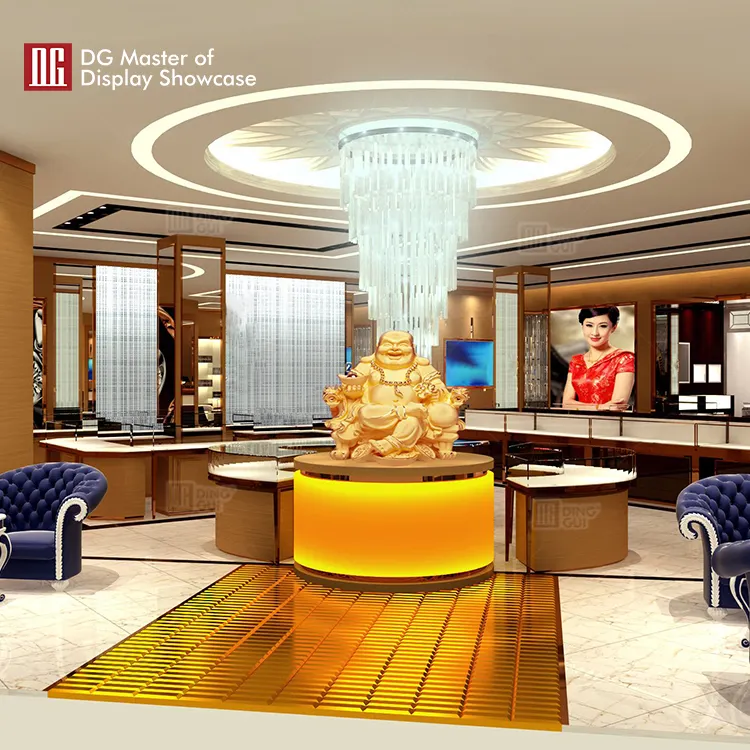 factory price wall hanging show case best supplier | DG Display Showcase 2