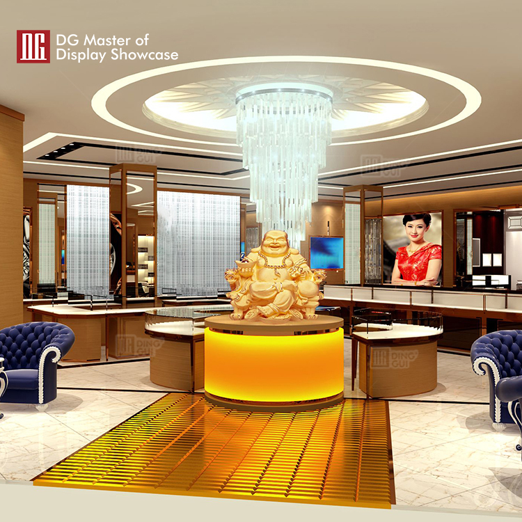 factory price wall hanging show case best supplier | DG Display Showcase 7