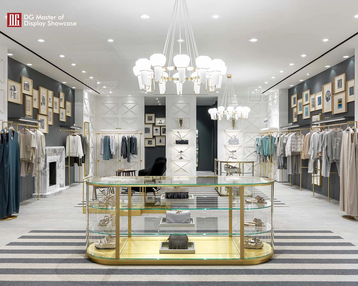 DG Showcase Modern lockable jewelry display cabinets furniture 1