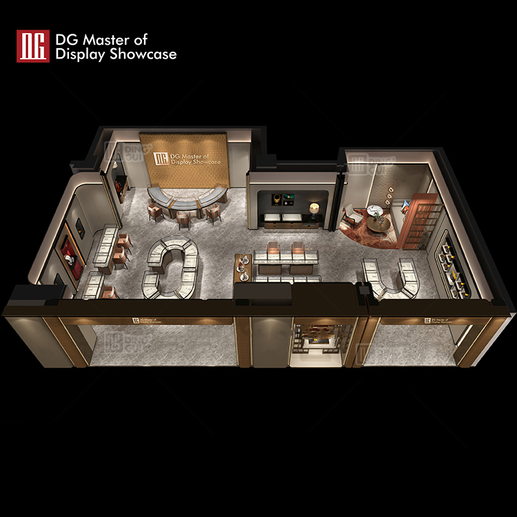 Custom wall mounted museum display case manufacturer Manufacturer | DG Display Showcase 11