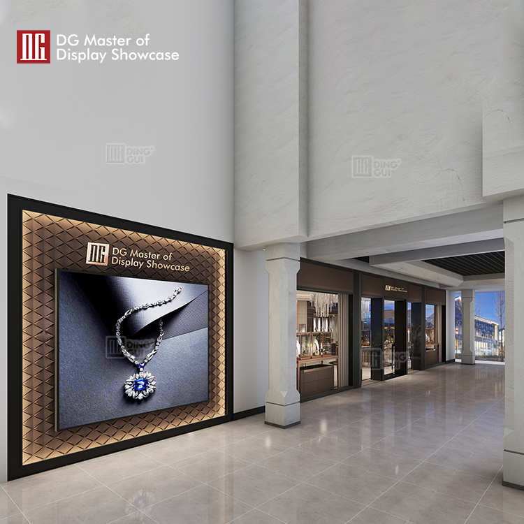 fine quality wall showcase factory | DG Display Showcase 11
