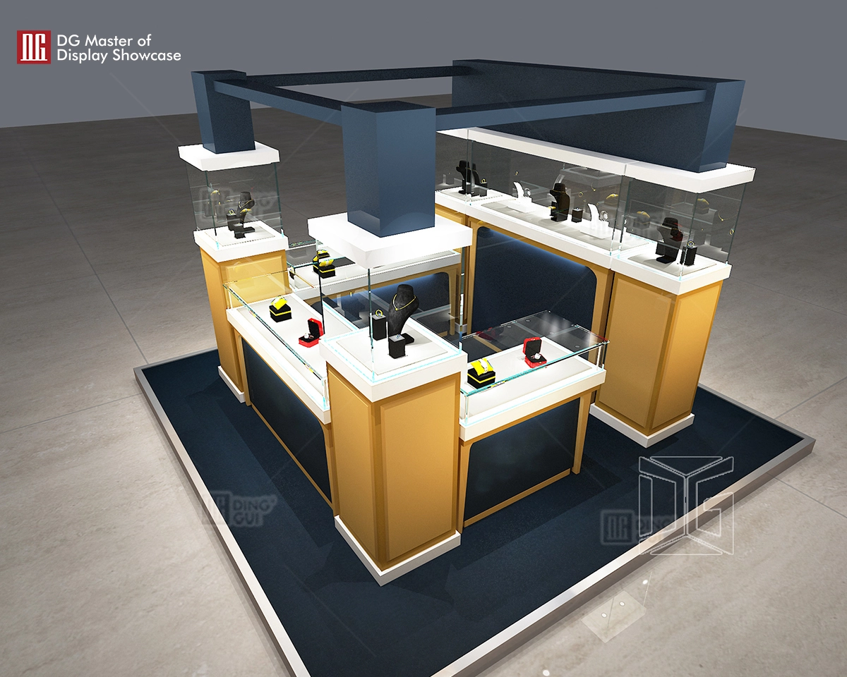 DG Showcase Ζεστό Πωλήσεις Κοσμημάτων Λιανικής Πώλησης Μονάδα Επιτοίχιας Οθόνης Εκθεσιακού Χώρου Ράφι Οθόνης Κοσμημάτων Ντουλάπι Οθόνης1 1