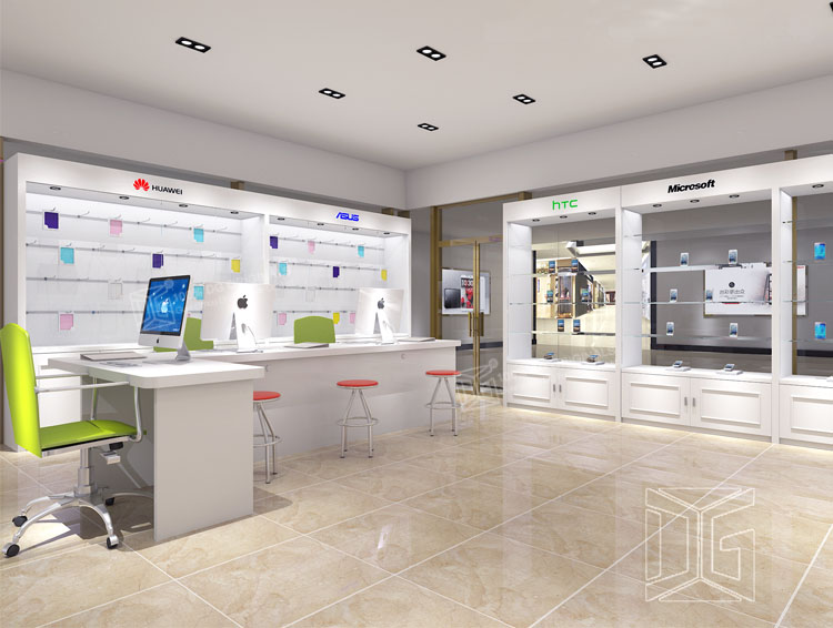  Vægmonteret telefondisplayskab