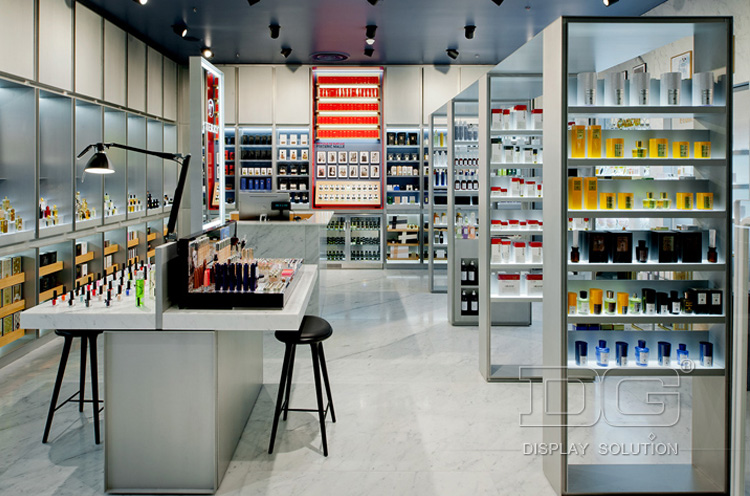 OEM Cosmetic Display Cabinet And Showcase