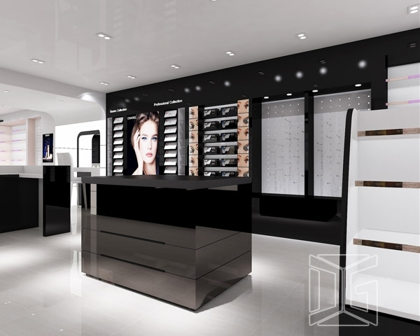 CM90 Custom High End Wooden Makeup Display Stand 1