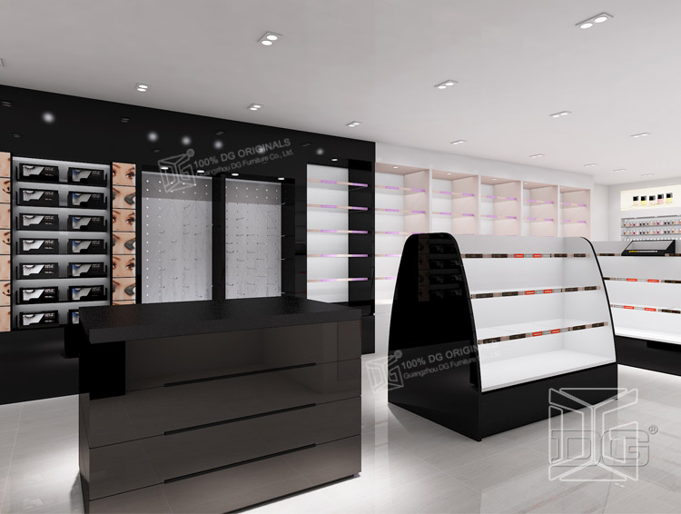 High End Wooden Makeup Display Stand