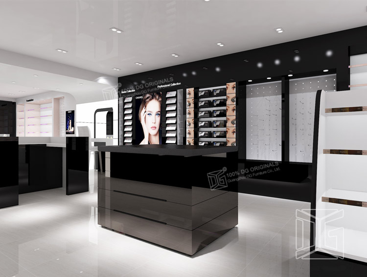 Custom High End Wooden Makeup Display Stand