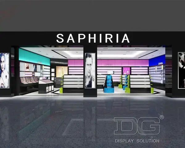 Custom makeup display case supplier Manufacturer | DG Display Showcase 3