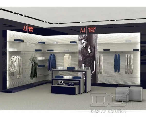 Drevený displej GR56 pre módne odevy pre ARMANI 1