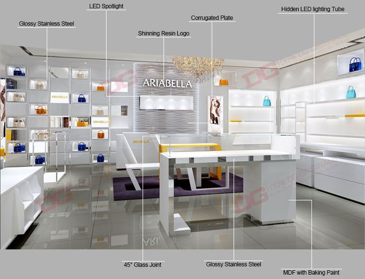 HB36 Unieke, hoogwaardige hangtas-vitrinemeubels 8