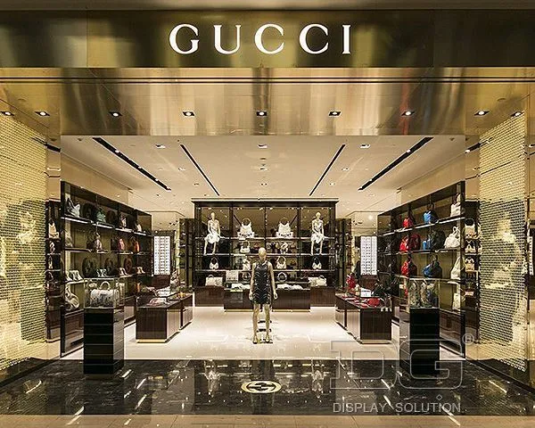 HB01 Fashion Handbag Store Design For Gucci 1