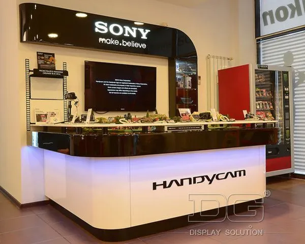 EL31 Black Luxury Phone Display Stands 1