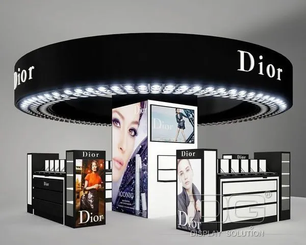 CM62 Black Wodden Glossy Makeup Display Cases 1