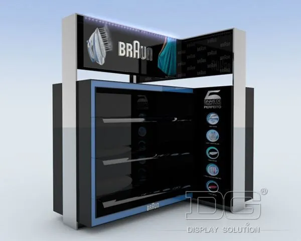 CM63 Black Mall Makeup Display Case 1