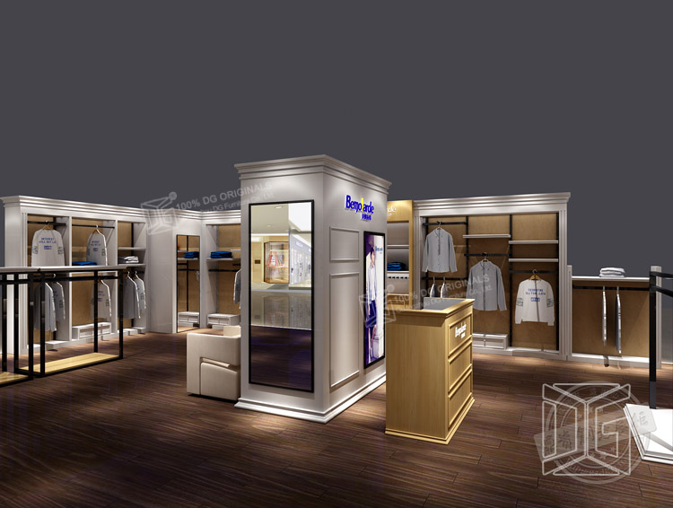  Luxusný stánok s pánskym oblečením 