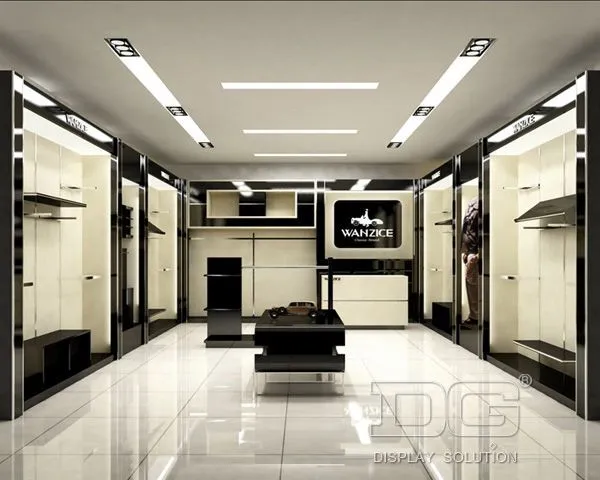 GR07 Μοντέρνο Ξύλινο Σχεδιασμός Καταστήματος Ενδυμάτων κατά Παραγγελία 1