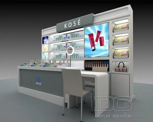 CM32 Ξύλινη βιτρίνα υψηλής ποιότητας για καλλυντικά 1