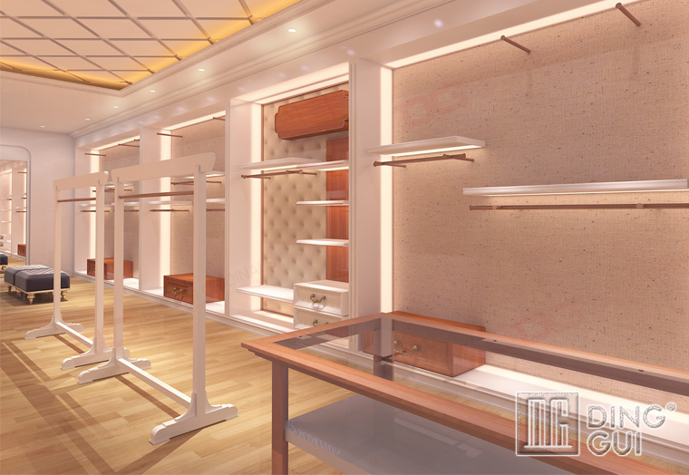 GR170 Modern shop wooden counter design for retail garment store 6