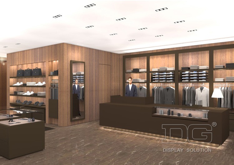 Menswear Clothing Shop Interior Design