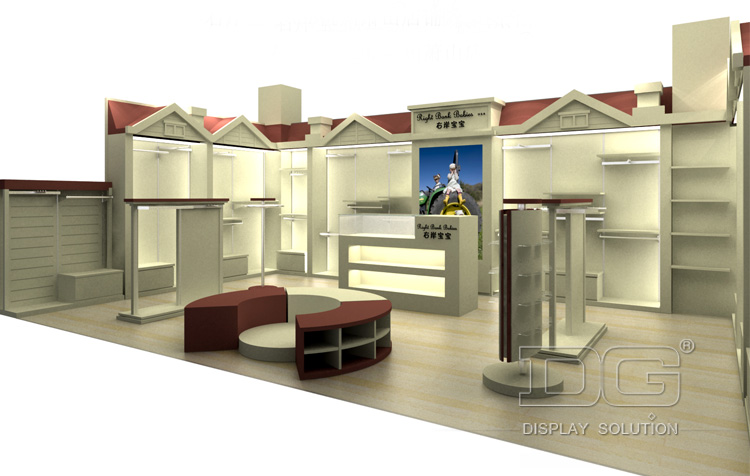 Modern Kids Clothes Shop Decoration