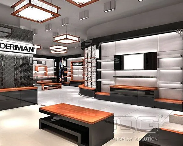 FT60 Wood Shoes Display Racks & Stand 1