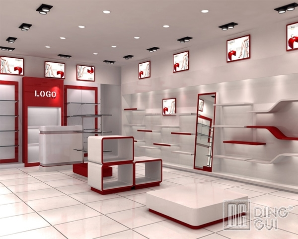 FT75 Νεότερες κατασκευασμένες βάσεις βιτρίνας υποδημάτων για λιανική πώληση 1