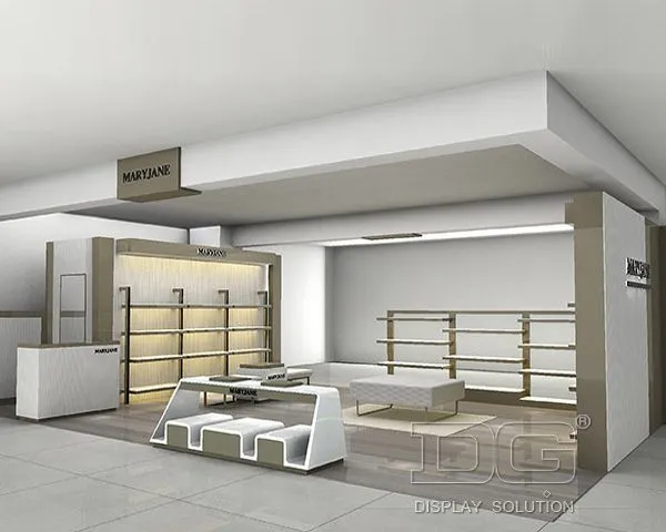 FT53 Σύγχρονος σχεδιασμός ξύλινης ραφιέρας παπουτσιών 1